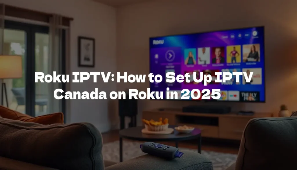 Roku IPTV: How to Set Up IPTV Canada on Roku in 2025